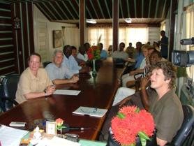 Delegatie waterleiding Amsterdam bij DC over watervoorziening in de polders