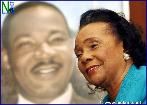 Coretta Scott King, weduwe Marthin Luther King