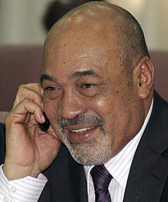 Desi Bouterse, MR PRESIDENT: Desi Bouterse has been elected leader of the small American nation of Suriname.  (Reuters) 