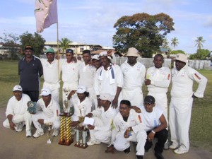 de succesvolle Nickeriaanse cricketploeg