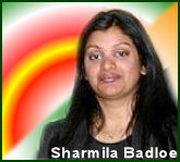 Sharmila Badloe, cultureel antropologe gespecialiseerd in de Surinaamse-Hindoestaanse immigratiegeschiedenis en zelf Surinaams-Hindoestaans van afkomst 