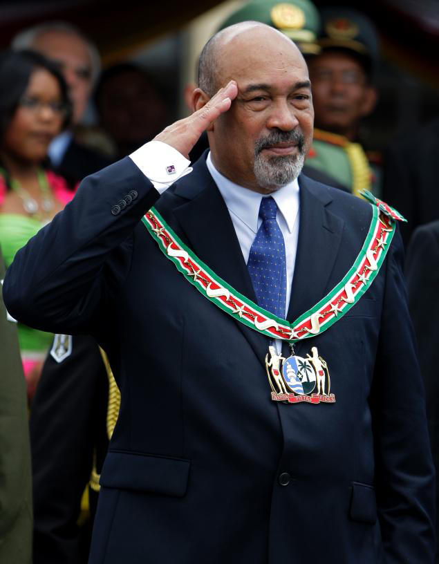 Dino Suriname's father, Desi, is a former Surinamese dictator, a convicted drug trafficker himself and an accused murderer.