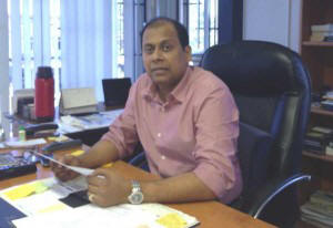 Wierin Bishesar, directeur/eigenaar van Sahara NV