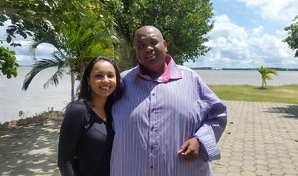 Nisha Madaran en Bryan Bijlhout.