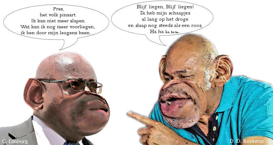 Cliff Limburg en Desi Delano Bouterse